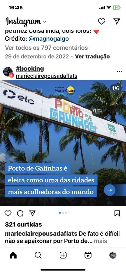 Flat Oka Beach Residence Luxo Pôrto das Galinhas Екстериор снимка